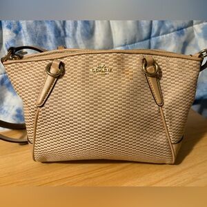 Coach Tan and Cream Women's Bag
